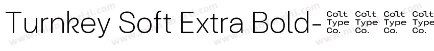 Turnkey Soft Extra Bold字体转换